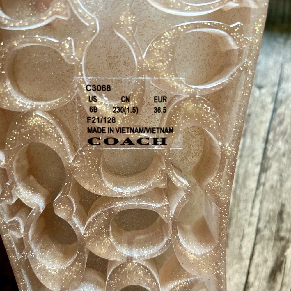 Coach Ulyssa jelly glitter slide - Picture 7 of 8